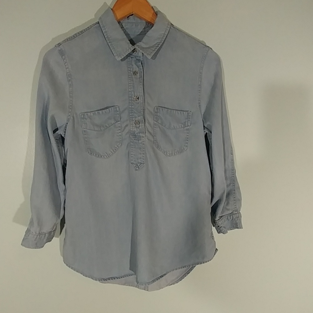 7 for all Mankind Chambray long sleeve shirt